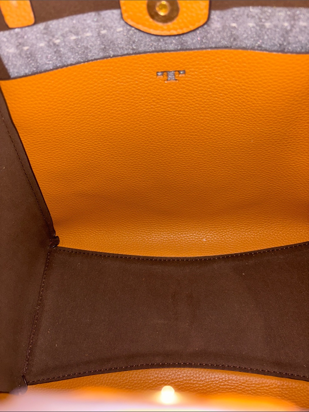 Tory Burch Multicolor Patchwork Tote with Logo Panel - Picture 7 of 9